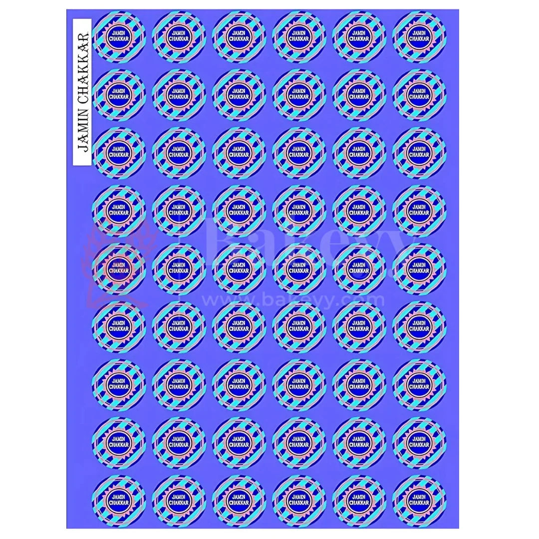 Jamin Chakkar Diwali Stickers | Pack of 10 Sheets