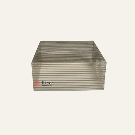 12.5 x 12.5 x 5.5 cm| Brown Lined PVC Gift Box with Lid | Pack of 10 - Bakeyy.com - India - 12.5 x 12.5 x 5.5 cm| Brown Lined PVC Gift Box with Lid | Pack of 10 - Default Title