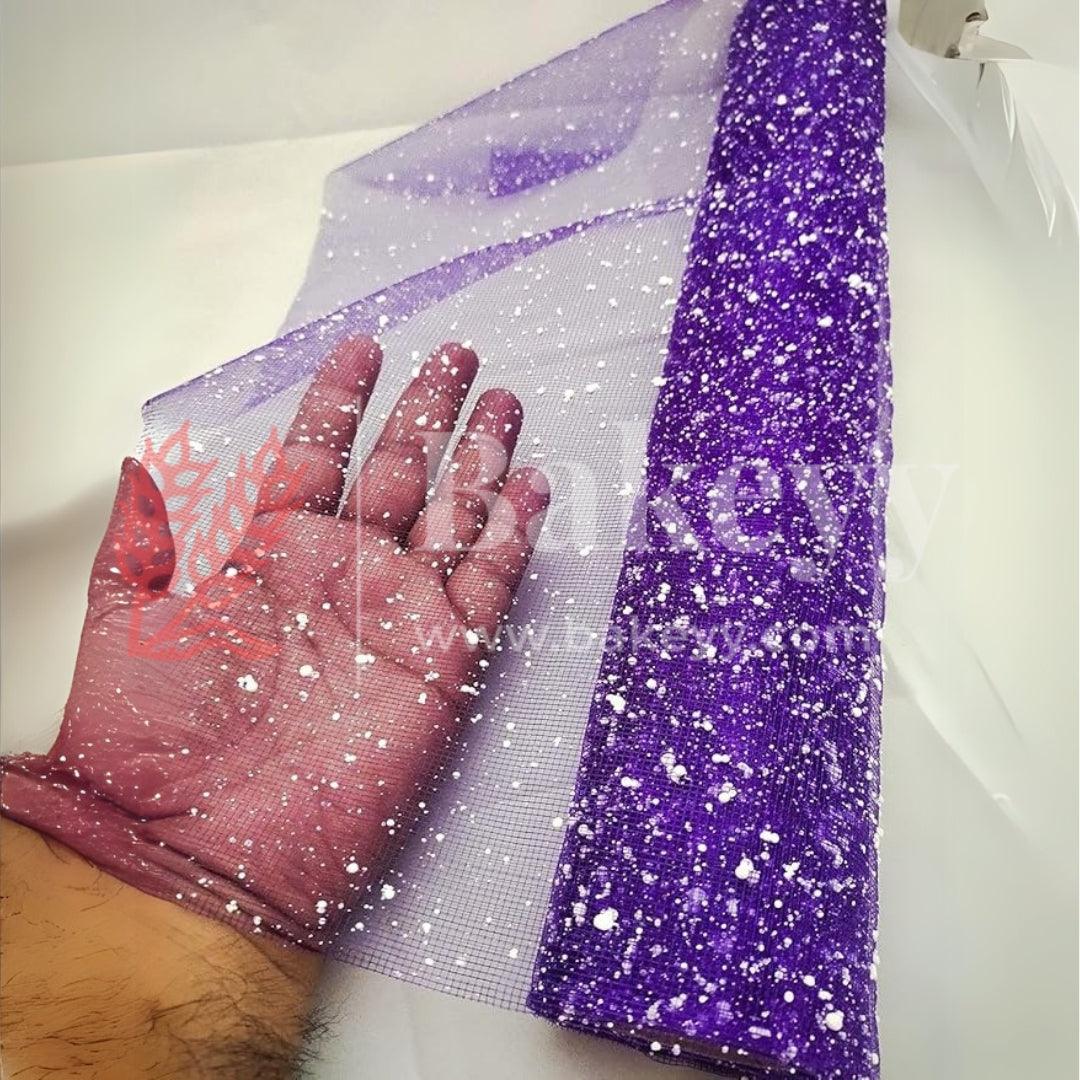 Purple Snow Net Roll for Bouquet Making, Flowers Packing| 4 Meters Roll| Perfect for Chocolate Wrapping, Gift Packing| 1 Piece - Bakeyy.com - India - Purple Snow Net Roll for Bouquet Making, Flowers Packing| 4 Meters Roll| Perfect for Chocolate Wrapping, Gift Packing| 1 Piece - Default Title