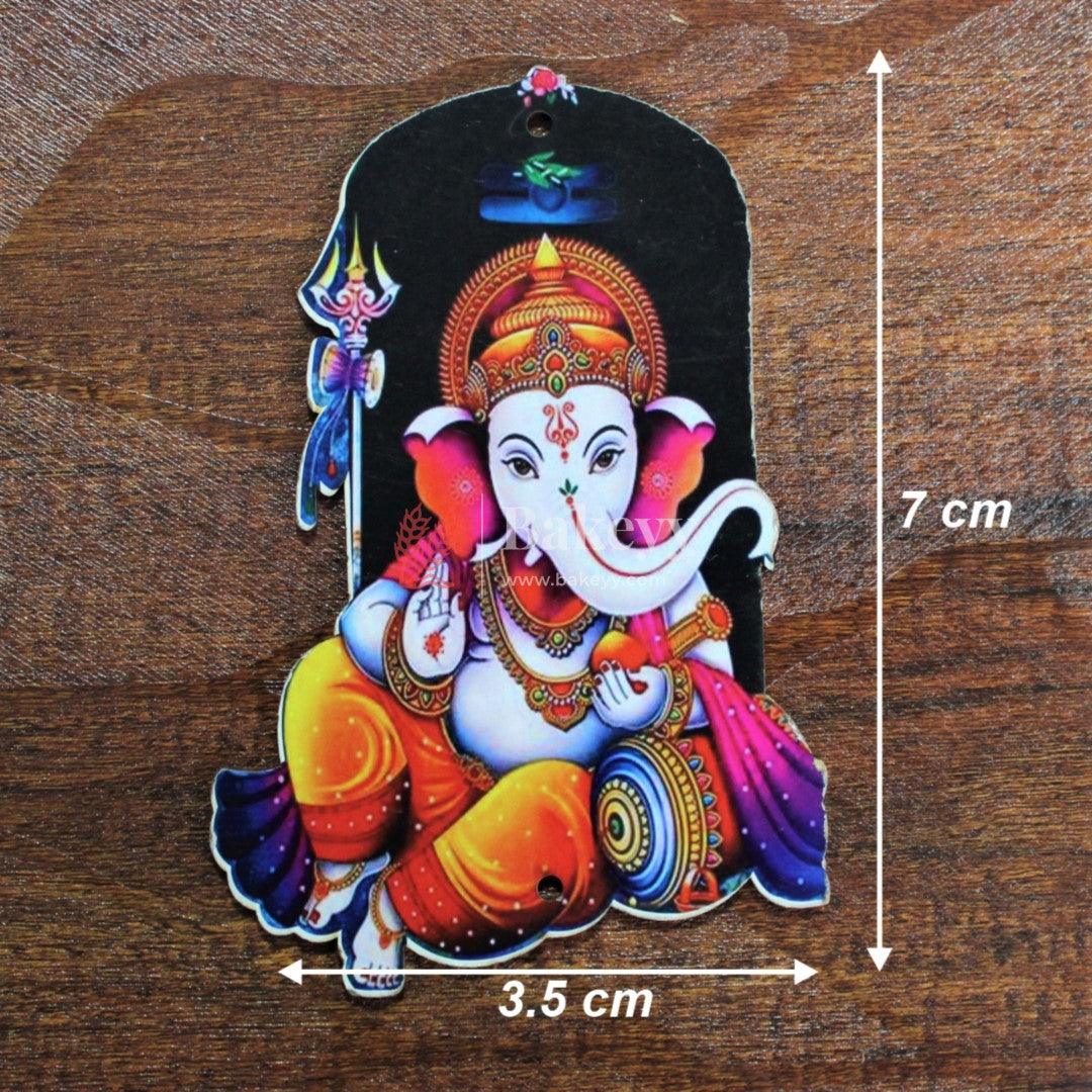 Lord Ganesh MDF Wooden Cutout | Wall Hangings | DIY Rangoli Kit | Decorations for Diwali, Dusshera Wedding Rangoli, Pooja, Decorations, Festival Gift | Pack of 2 - Bakeyy.com - India - Lord Ganesh MDF Wooden Cutout | Wall Hangings | DIY Rangoli Kit | Decorations for Diwali, Dusshera Wedding Rangoli, Pooja, Decorations, Festival Gift | Pack of 2 - 3" Inch