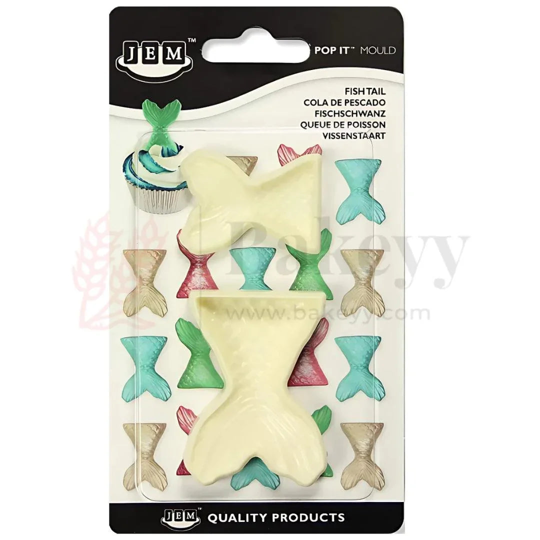 Fish Tail Shaped Mold for Cake Decorating, Small & Large Sizes, Set of 2 - Bakeyy.com - India - Fish Tail Shaped Mold for Cake Decorating, Small & Large Sizes, Set of 2 - Default Title