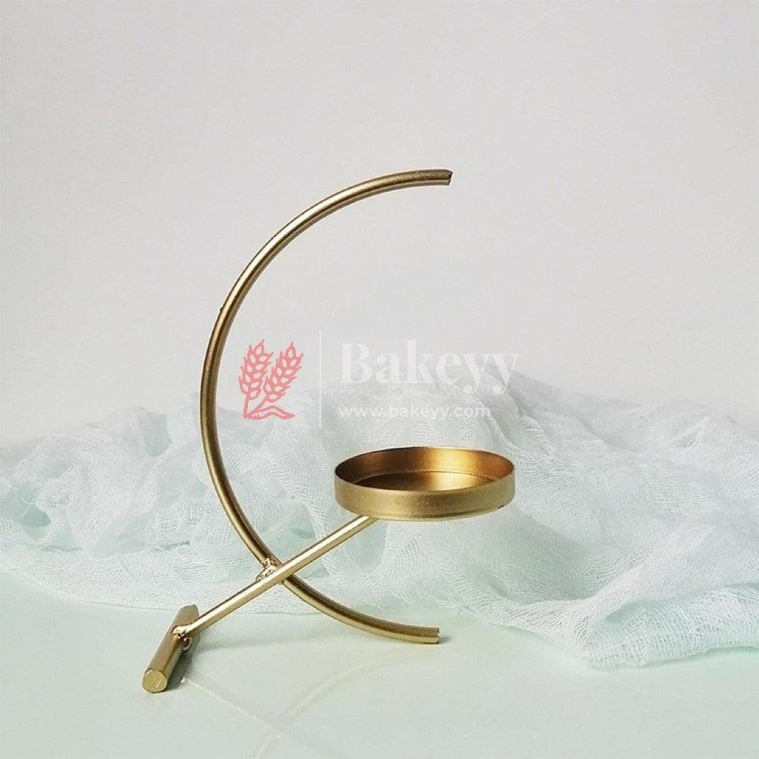 Decorative Candles Stand Perfect for Gifting | V - Day Decor - Bakeyy.com - India - Decorative Candles Stand Perfect for Gifting | V - Day Decor - Gold