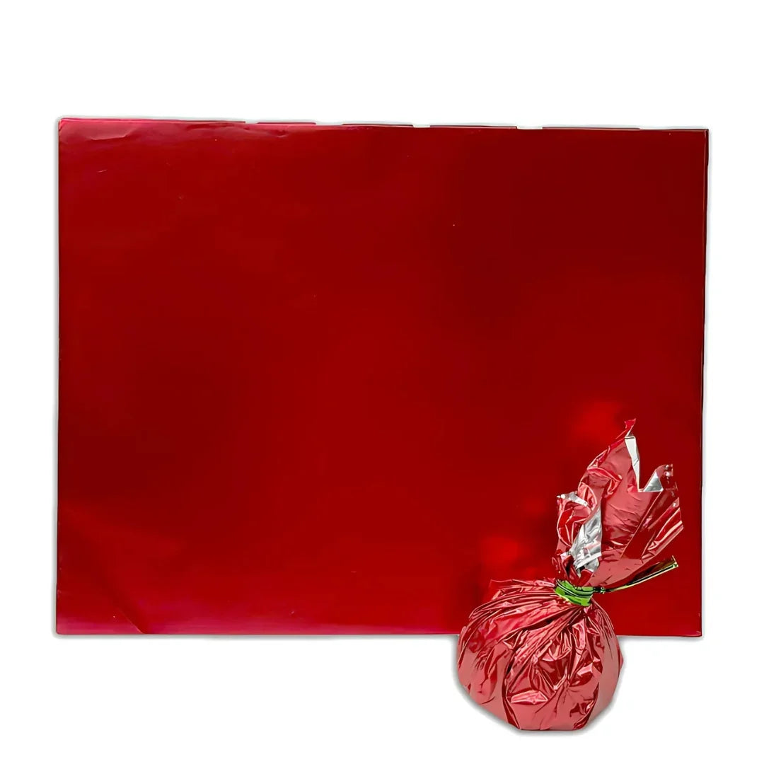 12x11.5cm Size| Red Chocolate Wrapper | Matte Finish | Pack of 200 - Bakeyy.com - India - 12x11.5cm Size| Red Chocolate Wrapper | Matte Finish | Pack of 200 - Default Title