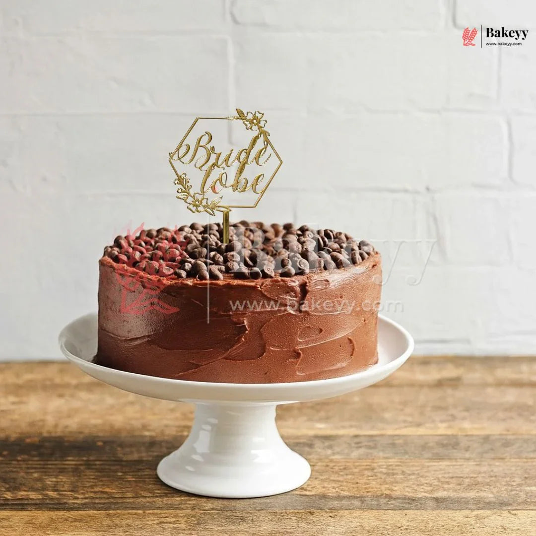 4" inch Bride To be Cake Topper