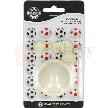 Soccer Ball Cookie Cutter| Perfect for Cookie, Fondant, DIY Crafts Projects| 4 Piece Set - Bakeyy.com - India - Soccer Ball Cookie Cutter| Perfect for Cookie, Fondant, DIY Crafts Projects| 4 Piece Set - Default Title