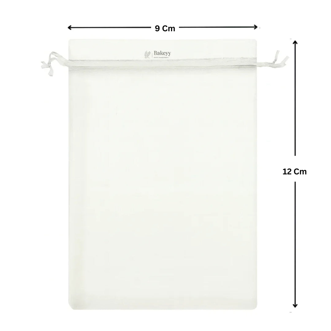 White Organza Potli Bags