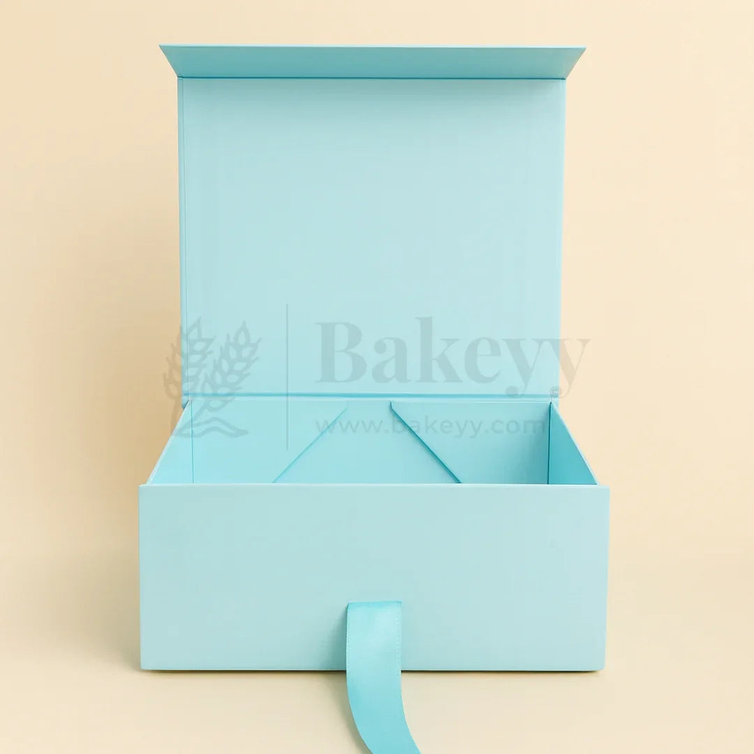 8x8x4 Inch Blue Collapsible Hamper Box| 1 Piece