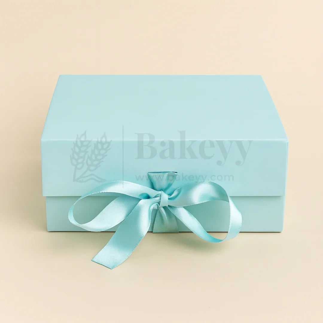 8x8x4 Inch Blue Collapsible Hamper Box| 1 Piece