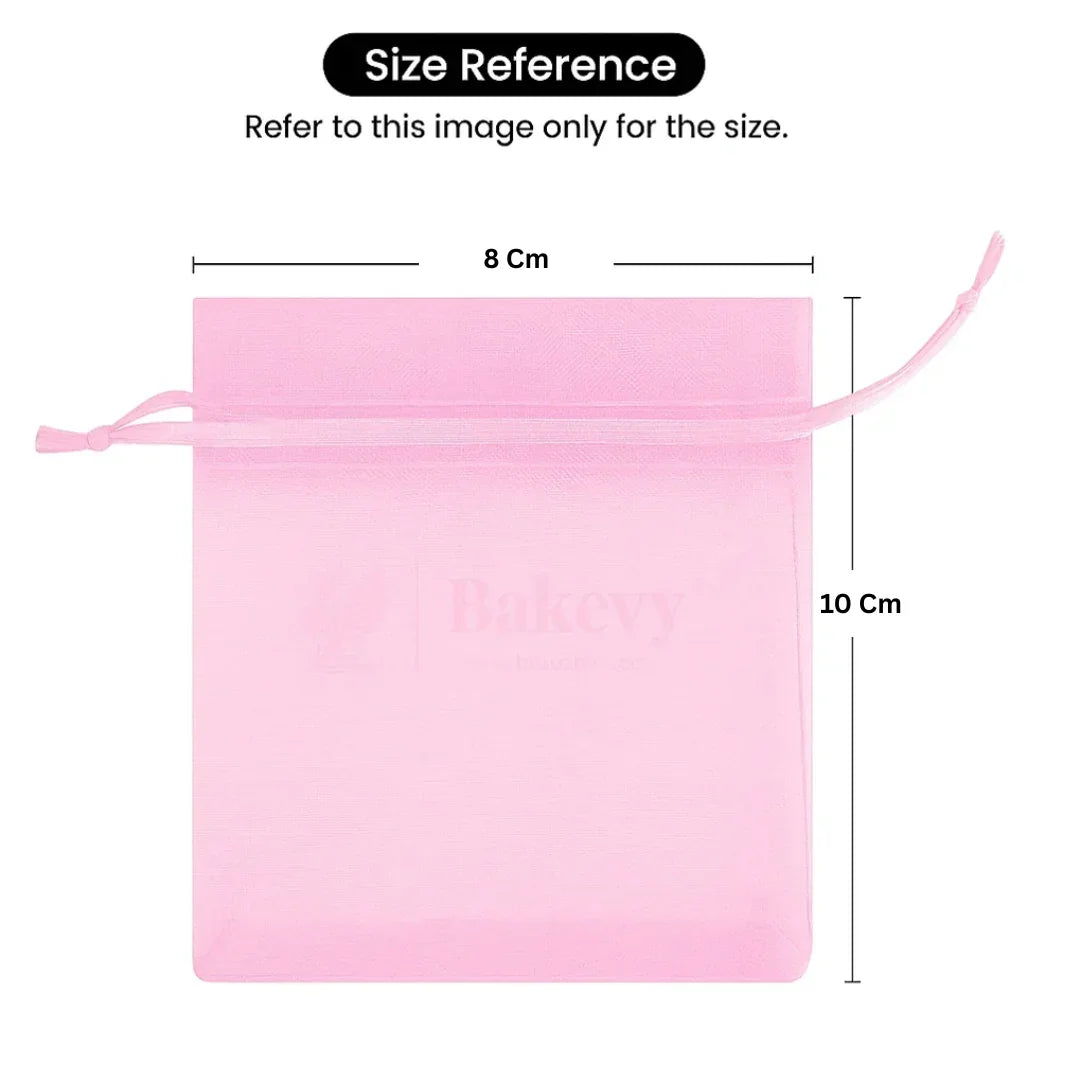 Light Pink Colour Organza Potli Bag