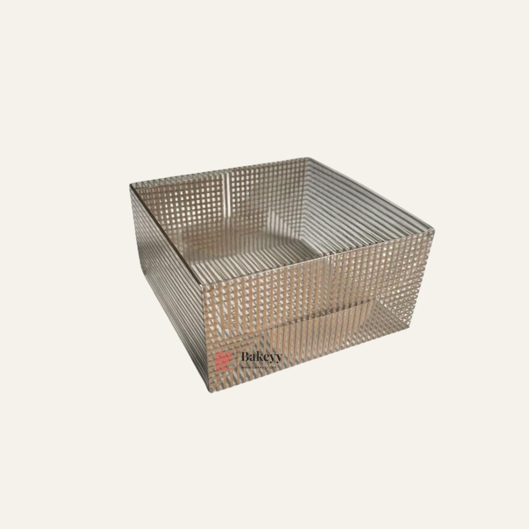 10.5 x 10.5 x 5.5 cm| Golden Lined PVC Gift Box with Lid| Pack of 10 - Bakeyy.com - India - 10.5 x 10.5 x 5.5 cm| Golden Lined PVC Gift Box with Lid| Pack of 10 - Default Title