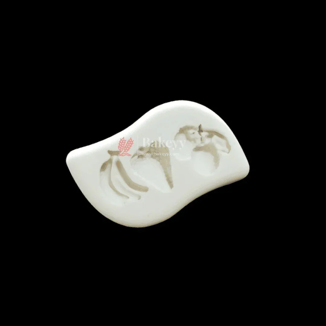 Fruit Shape Mould - Banana, Strawberry, Grape Design - Bakeyy.com - India - Fruit Shape Mould - Banana, Strawberry, Grape Design - Default Title