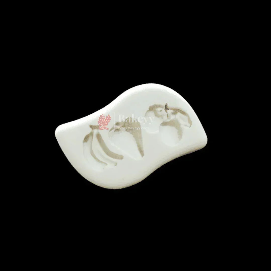 Fruit Shape Mould - Banana, Strawberry, Grape Design - Bakeyy.com - India - Fruit Shape Mould - Banana, Strawberry, Grape Design - Default Title