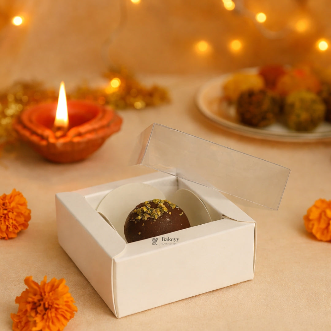 1 Cavity Chocolate Box | Multiple Colors Available | Cavity Box | Pack of 100