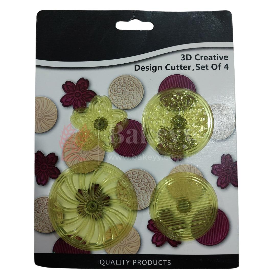 3D Creative Design Cutter| Set of 4| Perfect for Cookies, DIY Clay designs, Fondant Decoration - Bakeyy.com - India - 3D Creative Design Cutter| Set of 4| Perfect for Cookies, DIY Clay designs, Fondant Decoration - Default Title