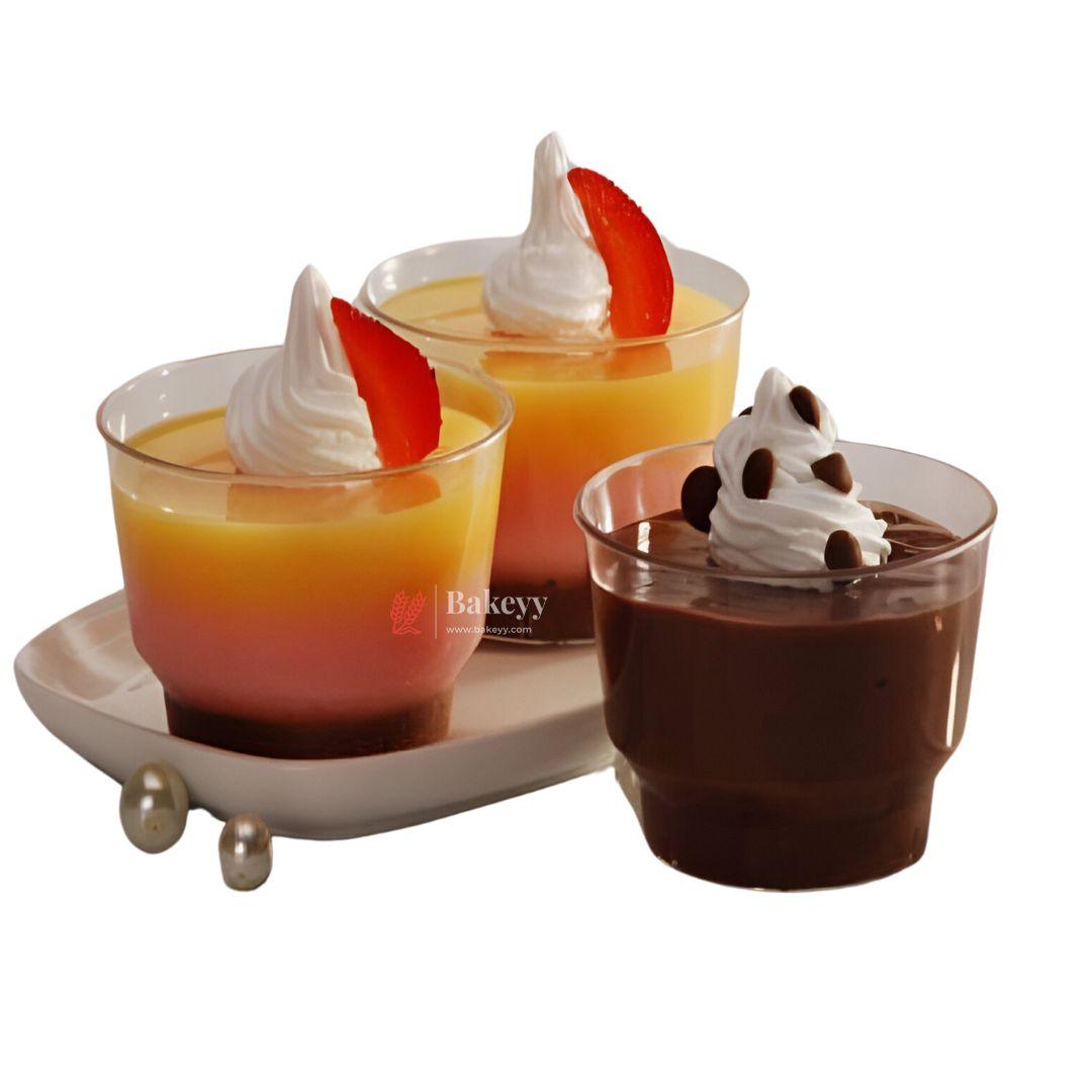Acrylic Dessert Cup Bowl | Pack Of 25 | D24 - Bakeyy.com - India - Acrylic Dessert Cup Bowl | Pack Of 25 | D24 - Default Title