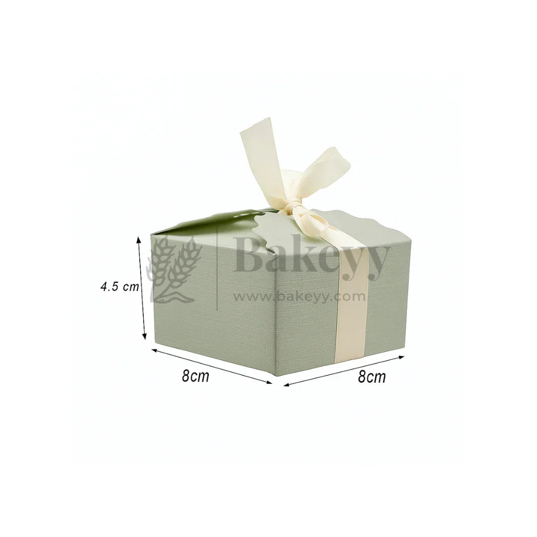 Luxury Gift Box Collection | 10 Pcs with Ribbon | Available in 5 Elegant Colors | Pack of 10 - Bakeyy.com - India - Luxury Gift Box Collection | 10 Pcs with Ribbon | Available in 5 Elegant Colors | Pack of 10 - Grey / Small