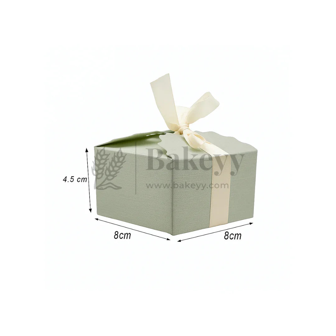 Luxury Gift Box Collection | 10 Pcs with Ribbon | Available in 5 Elegant Colors | Pack of 10 - Bakeyy.com - India - Luxury Gift Box Collection | 10 Pcs with Ribbon | Available in 5 Elegant Colors | Pack of 10 - Grey / Small