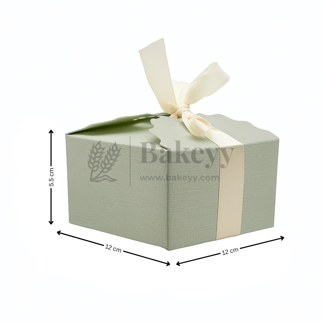 Luxury Gift Box Collection | 10 Pcs with Ribbon | Available in 5 Elegant Colors | Pack of 10 - Bakeyy.com - India - Luxury Gift Box Collection | 10 Pcs with Ribbon | Available in 5 Elegant Colors | Pack of 10 - Grey / Large