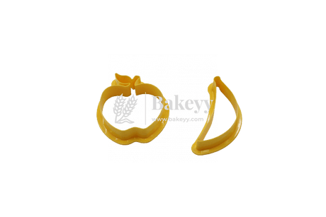 2 Pieces Apple & Banana Cookie Cutter - Bakeyy.com - India - 2 Pieces Apple & Banana Cookie Cutter - Default Title