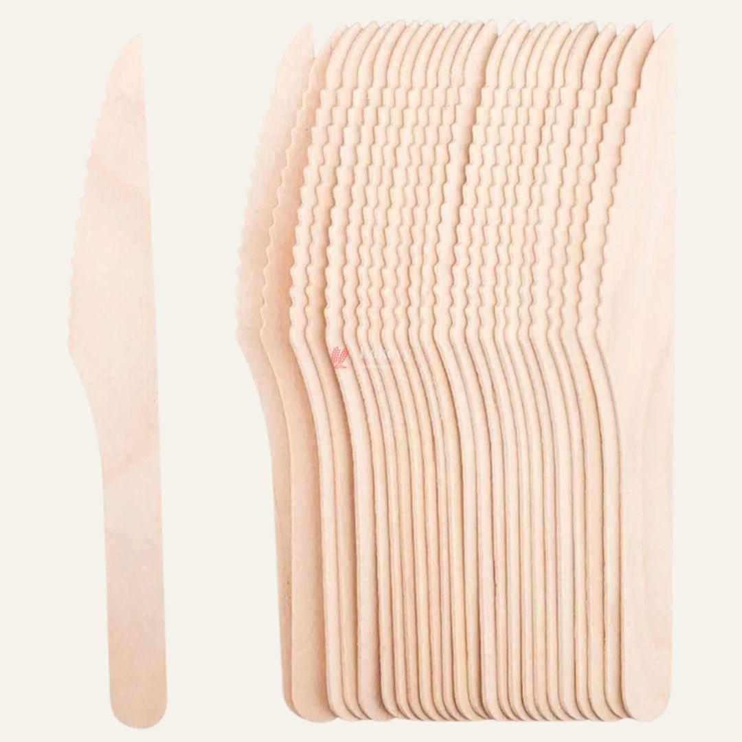 Disposable Wooden | Cake Knife 160mm Bio-Degradable | Pack of 100 - Bakeyy.com - India - Disposable Wooden | Cake Knife 160mm Bio-Degradable | Pack of 100 - Default Title