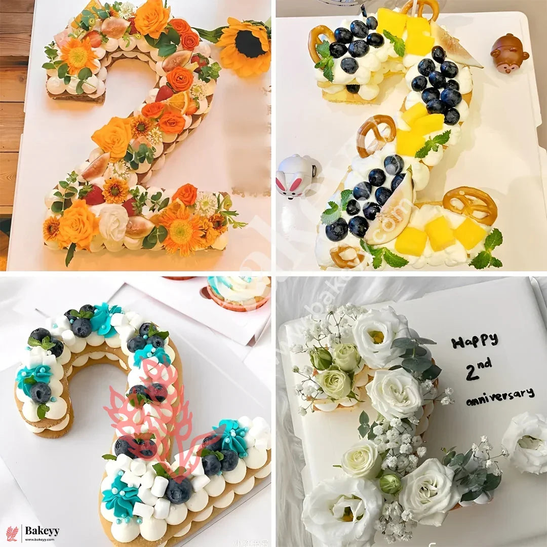 Silicone Number 2 Cake Mold – Non-Stick, Heat Resistant, Multipurpose Baking Mould (Pack Of 1) - Bakeyy.com - India - Silicone Number 2 Cake Mold – Non-Stick, Heat Resistant, Multipurpose Baking Mould (Pack Of 1) - Default Title