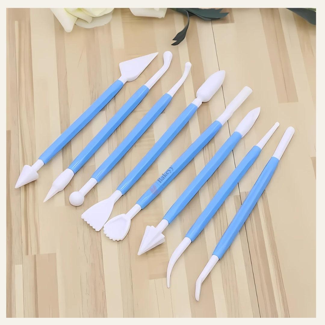 8 in 1 Plastic Cake/Fondant Decorating Tools| 1 Piece - Bakeyy.com - India - 8 in 1 Plastic Cake/Fondant Decorating Tools| 1 Piece - Default Title