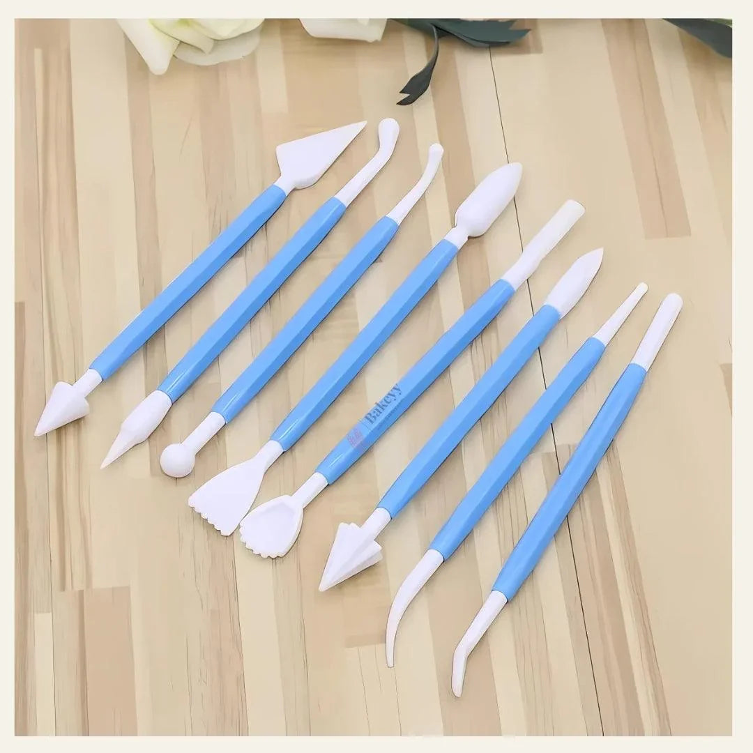8 in 1 Plastic Cake/Fondant Decorating Tools| 1 Piece - Bakeyy.com - India - 8 in 1 Plastic Cake/Fondant Decorating Tools| 1 Piece - Default Title