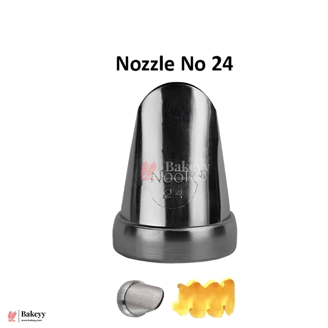 Small Nozzle No. 24 – Stainless Steel Piping Tip for Cake Decoration