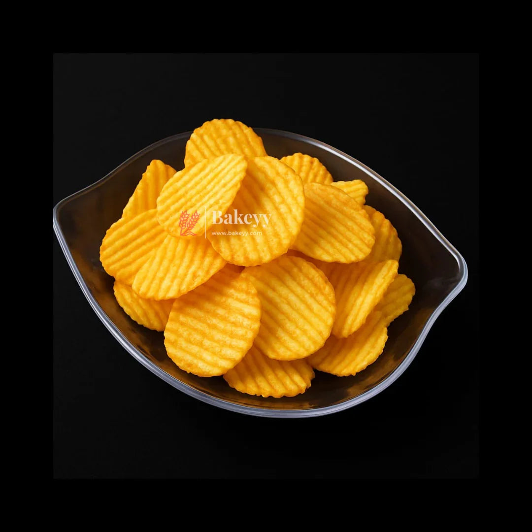 Leaf-Shaped Plastic Serving Bowl | Pack Of 25 | D16 - Bakeyy.com - India - Leaf-Shaped Plastic Serving Bowl | Pack Of 25 | D16 - Default Title