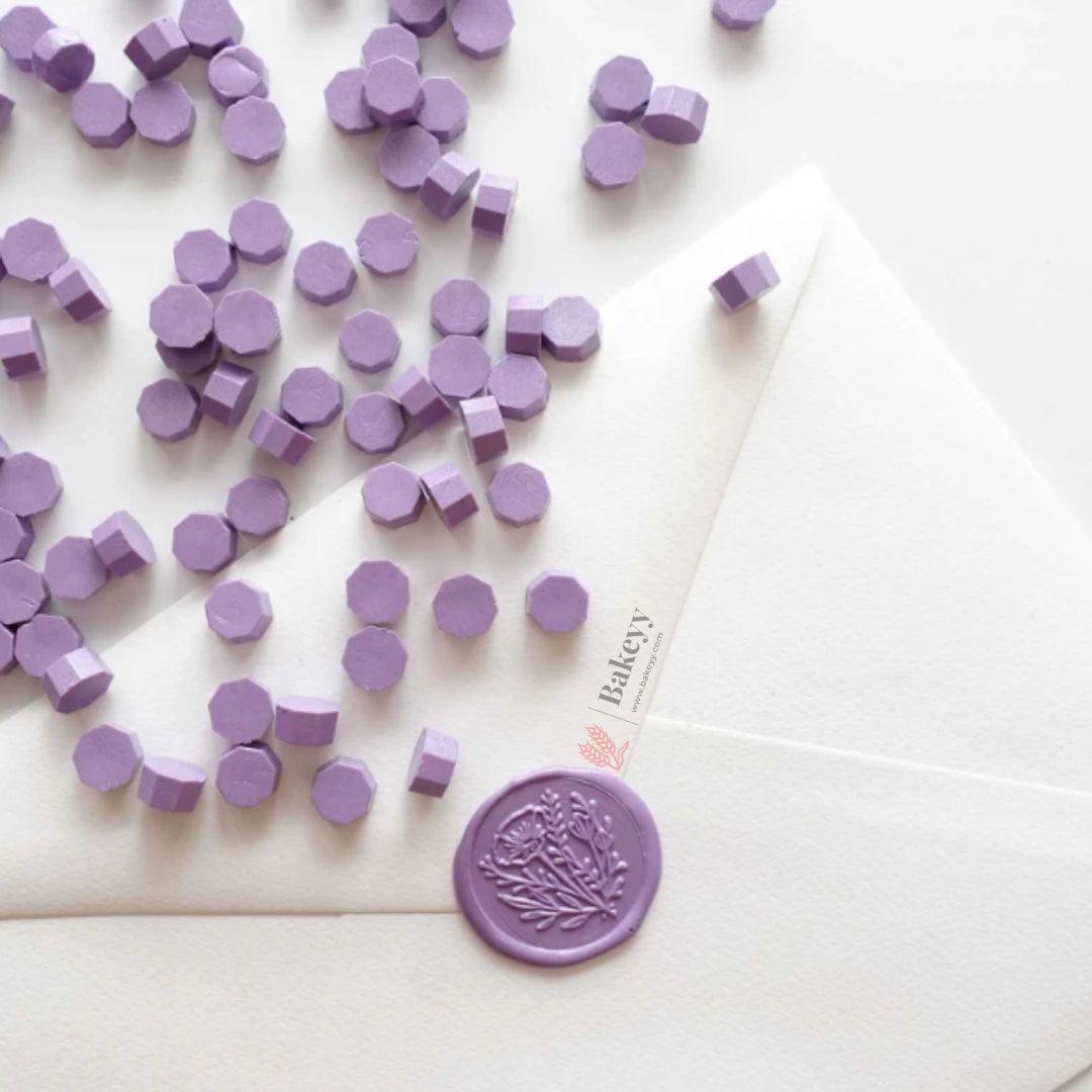 Violet Wax Seal Beads, 100gm - Bakeyy.com - India - Violet Wax Seal Beads, 100gm - Default Title