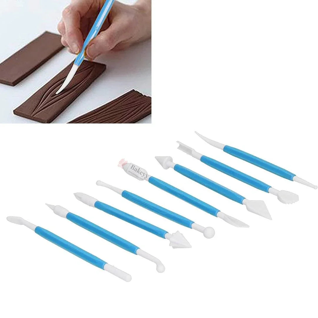 8 in 1 Plastic Cake/Fondant Decorating Tools| 1 Piece - Bakeyy.com - India - 8 in 1 Plastic Cake/Fondant Decorating Tools| 1 Piece - Default Title