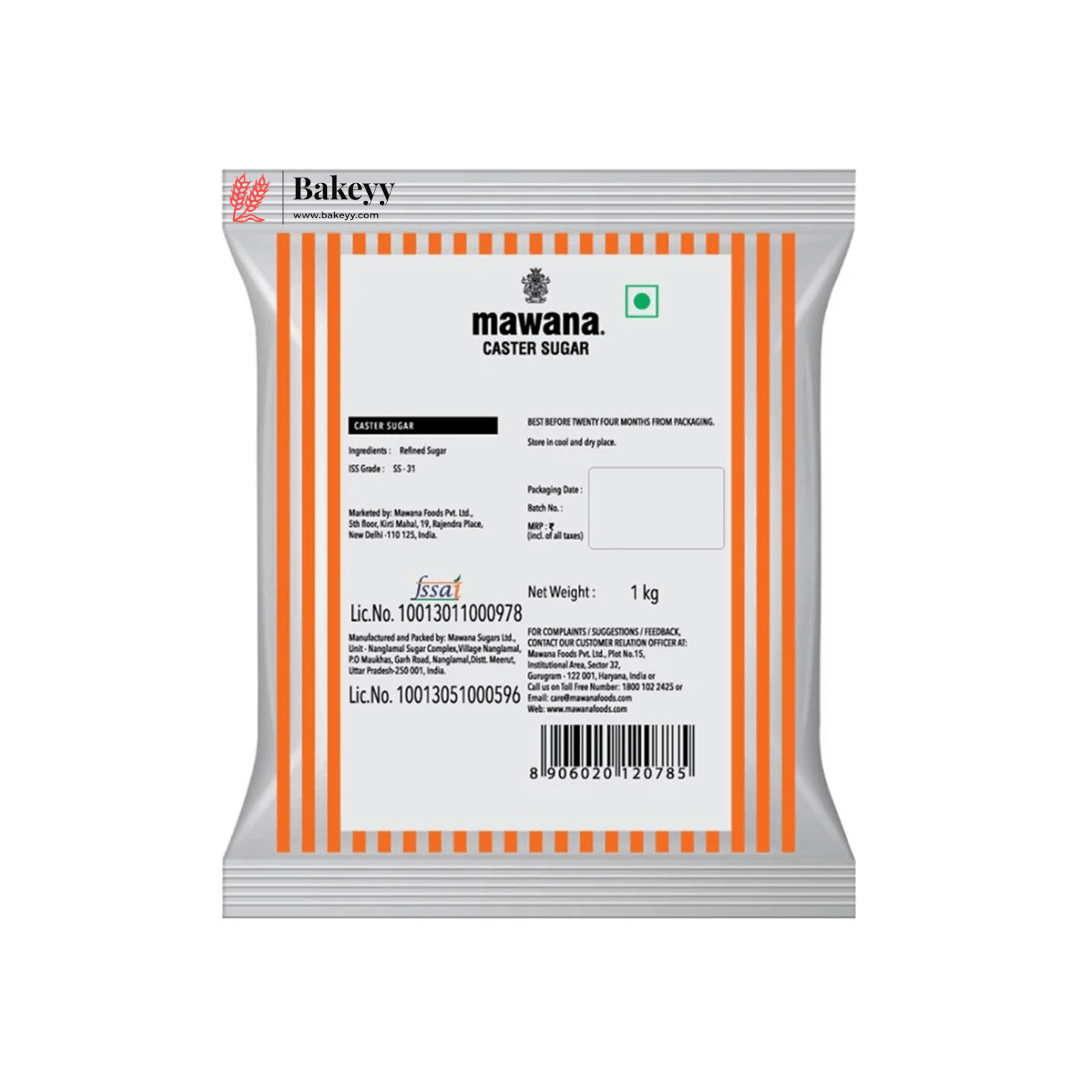 Mawana Caster sugar | 1 kg - Bakeyy.com - India - Mawana Caster sugar | 1 kg - Default Title