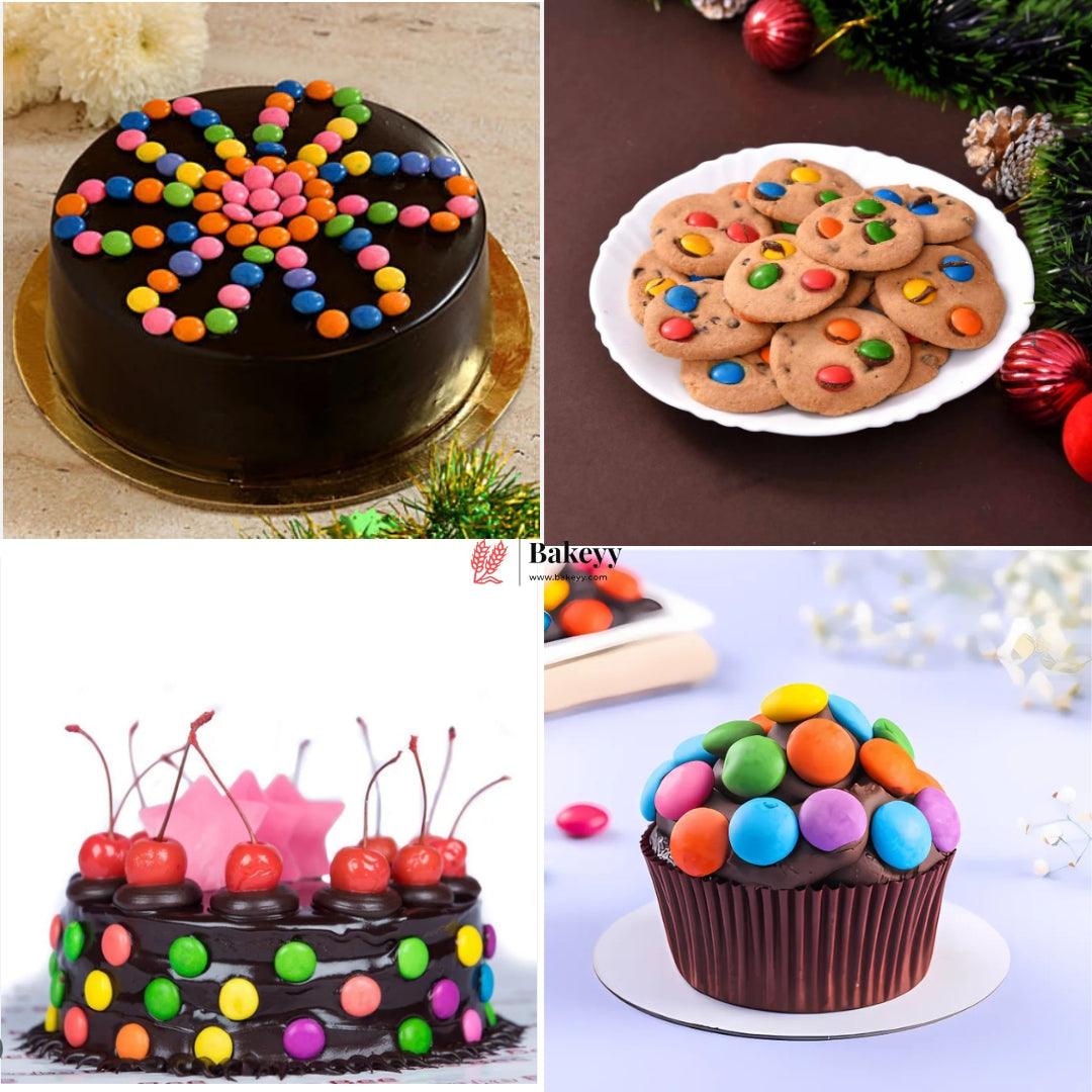 Rainbow Candy Coated Chocolates – 1kg | Vibrant Choco Buttons for Baking, Gifting & Snacking | Micks' - Bakeyy.com - India - Rainbow Candy Coated Chocolates – 1kg | Vibrant Choco Buttons for Baking, Gifting & Snacking | Micks' - Default Title