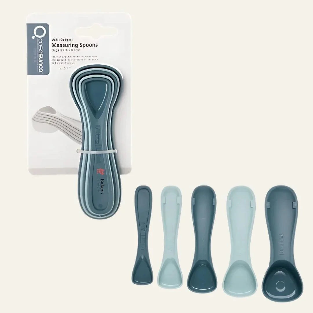 Minimalist Measuring Spoon Set Of 5 - Elegant and Functional Kitchen Tool - Bakeyy.com - India - Minimalist Measuring Spoon Set Of 5 - Elegant and Functional Kitchen Tool - Default Title