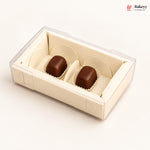 2 Cavity Chocolate Box | Multiple Colours Cavity Box | Pack of 25