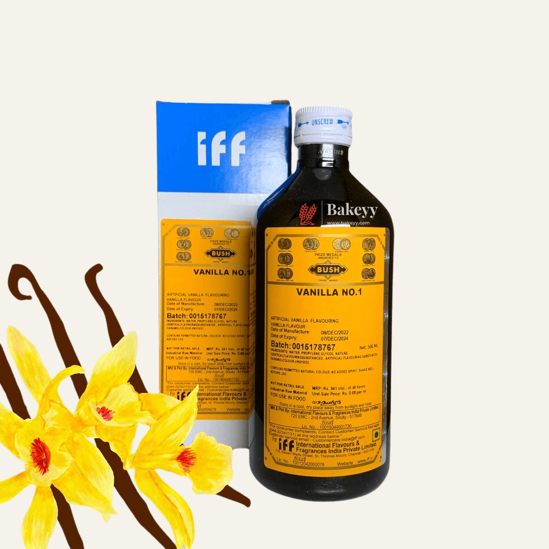 IFF Vanilla No. 1 | Essence | 500ML | Vanilla essence for cakes | Baking - Bakeyy.com - India - IFF Vanilla No. 1 | Essence | 500ML | Vanilla essence for cakes | Baking - Default Title