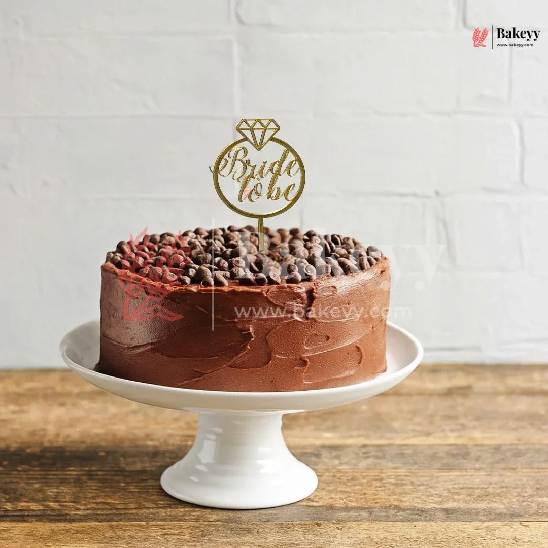 4" inch Bride To be Cake Topper