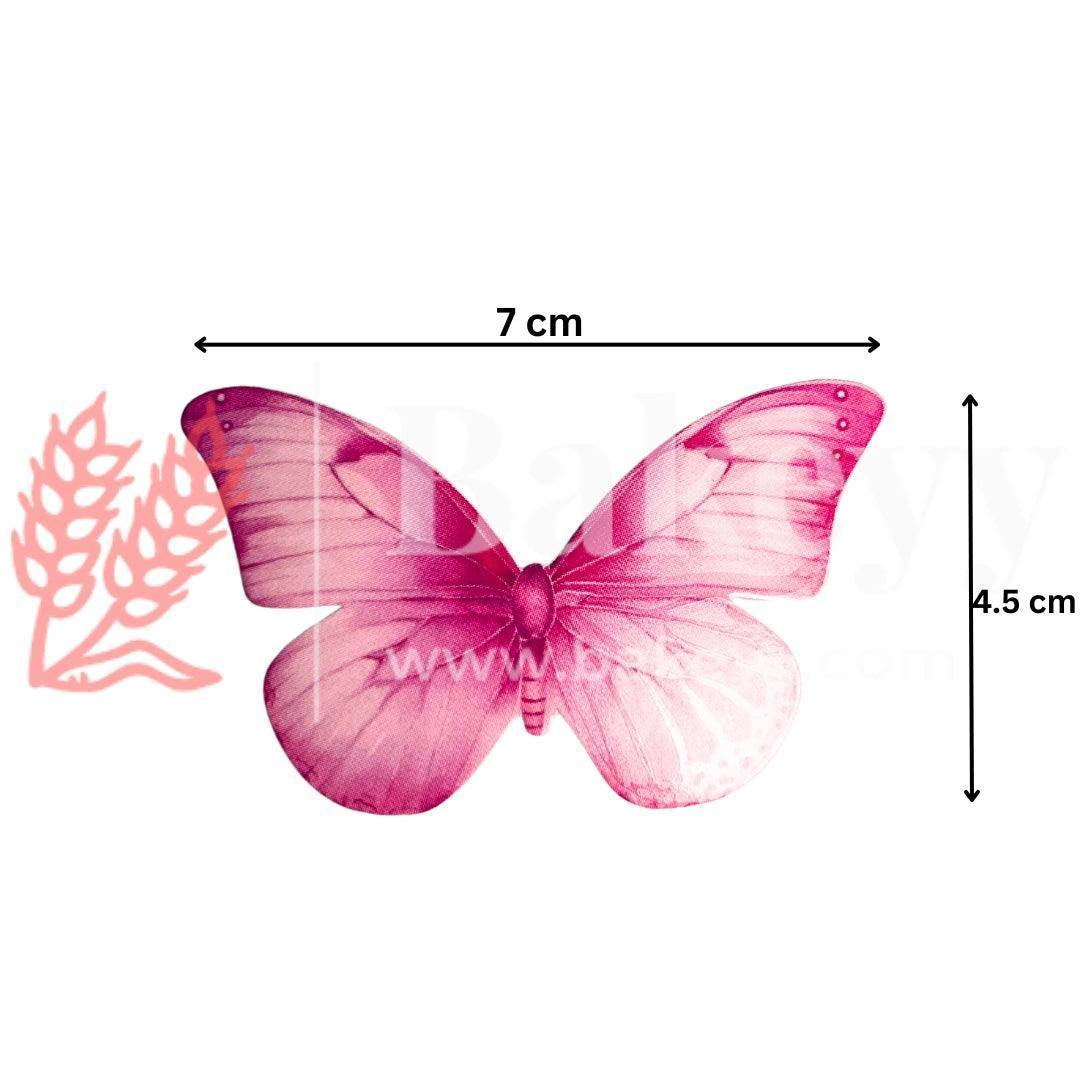 D5 Yellow | Pastel Colour Butterfly Toppers | Birthday Cake Decorations | Party Cake Decoration | 7cm x 4.5cm| Pack of 10 - Bakeyy.com - India - D5 Yellow | Pastel Colour Butterfly Toppers | Birthday Cake Decorations | Party Cake Decoration | 7cm x 4.5cm| Pack of 10 - Default Title