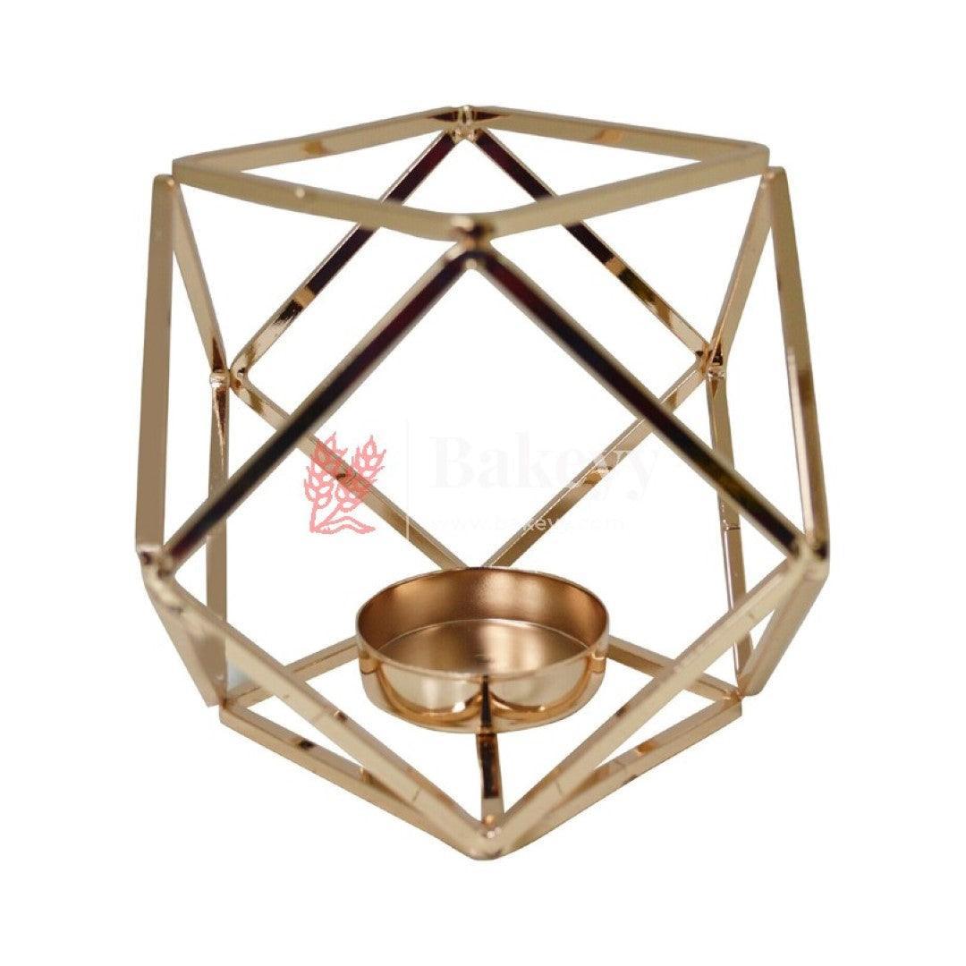 Decorative Candles Stand Perfect for Gifting | V - Day Decor - Bakeyy.com - India - Decorative Candles Stand Perfect for Gifting | V - Day Decor - Gold