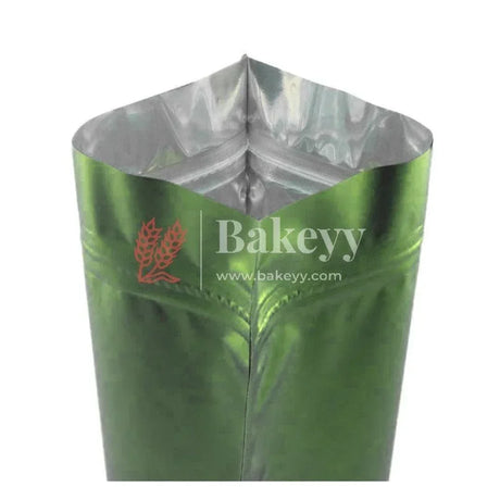 1 kg | Zip Lock Pouch | Dark Green Color With Window | 17x26.5 CM | Standing Pouch | 110 GSM | - Bakeyy.com - India - 1 kg | Zip Lock Pouch | Dark Green Color With Window | 17x26.5 CM | Standing Pouch | 110 GSM | - Pack Of 50 / 17x26.5 cm / 1 Kg