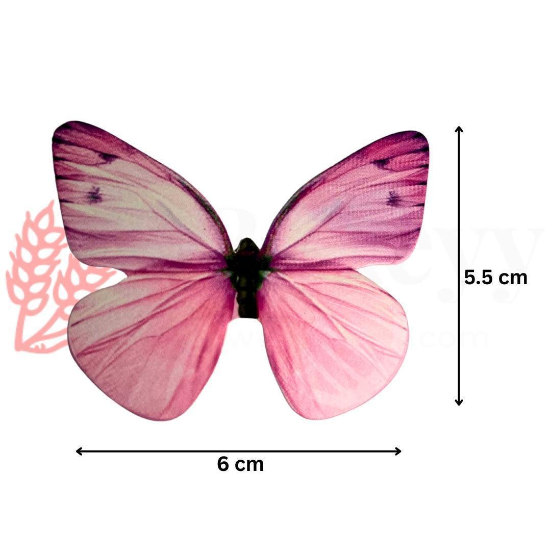 B6 Purple| Butterfly Themed Cake Toppers | Decorative Party Cake Accessories| Birthday cake decorations |6cm X 5.5cm| Pack of 10 - Bakeyy.com - India - B6 Purple| Butterfly Themed Cake Toppers | Decorative Party Cake Accessories| Birthday cake decorations |6cm X 5.5cm| Pack of 10 - Default Title