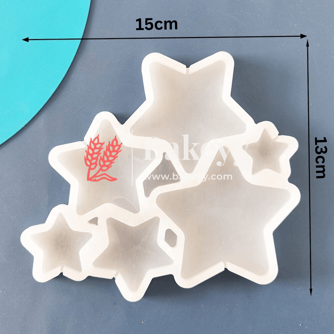 Star Shape Silicone Chocolate Mould - Bakeyy.com - India - Star Shape Silicone Chocolate Mould - Default Title