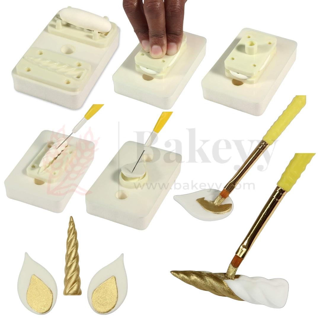 Unicorn Shaped Mold for Cake Decorating, Small & Large Sizes, Set of 2 - Bakeyy.com - India - Unicorn Shaped Mold for Cake Decorating, Small & Large Sizes, Set of 2 - Default Title
