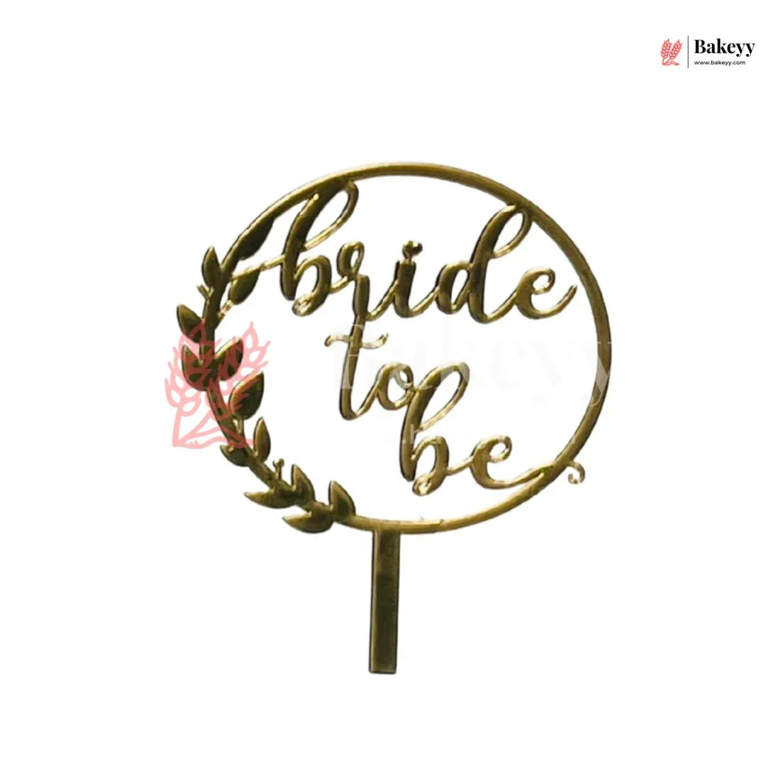 4" inch Bride To be Cake Topper