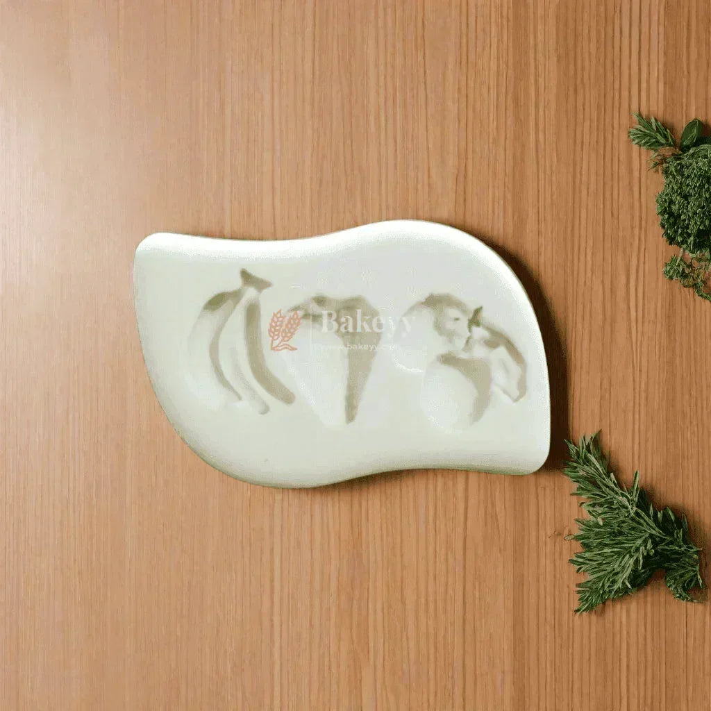 Fruit Shape Mould - Banana, Strawberry, Grape Design - Bakeyy.com - India - Fruit Shape Mould - Banana, Strawberry, Grape Design - Default Title