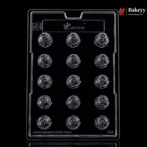 Mould 199 | 15 Cavity Spiral Shell Chocolate Mould for Pralines & Bonbons | Pack of 1