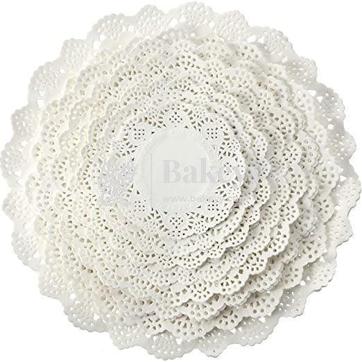 3.5 Inch Doilies Paper | Pack Of 100 | Round Decorative Paper Placemats for Desert | Tableware Decoration | Lace Doilys - Bakeyy.com - India - 3.5 Inch Doilies Paper | Pack Of 100 | Round Decorative Paper Placemats for Desert | Tableware Decoration | Lace Doilys - Default Title