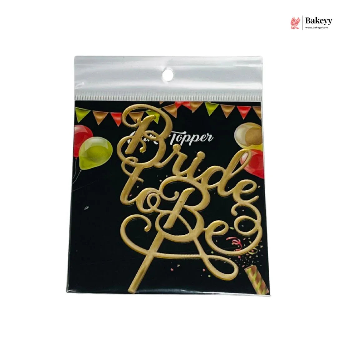 4" inch Bride To be Cake Topper