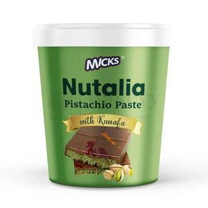 Micks Nutalia Pistachio Paste with kunafa | 1 Kg - Bakeyy.com - India - Micks Nutalia Pistachio Paste with kunafa | 1 Kg - Default Title