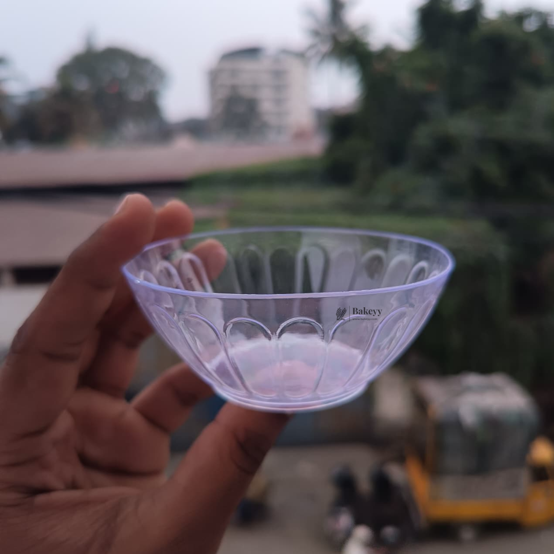 Clear Plastic Dessert & Serving Bowl | Dessert Bowl | D56 | Pack of 25